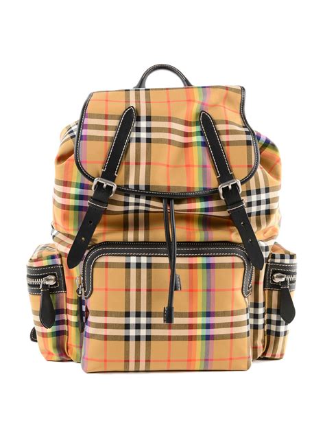 burberry backpack small size|burberry vintage check backpack.